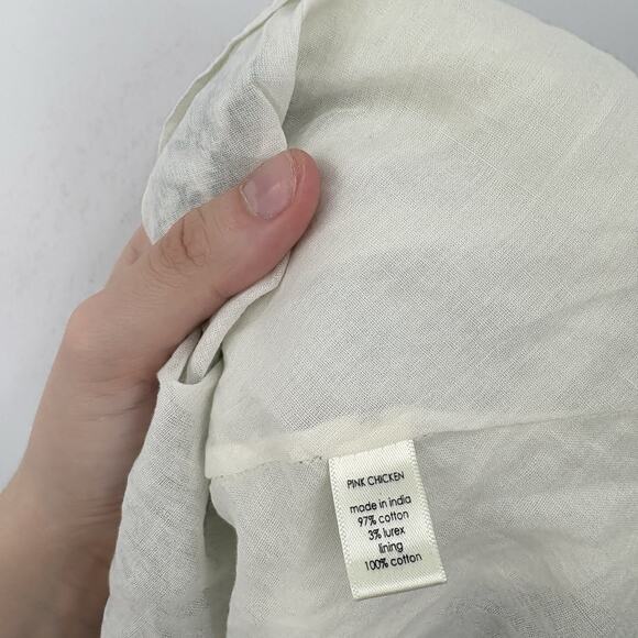 Pink Chicken Skirt Girls 6Y Elastic Waist Party Boho Tiered Luxe Comfy Cotton - Picture 8 of 8